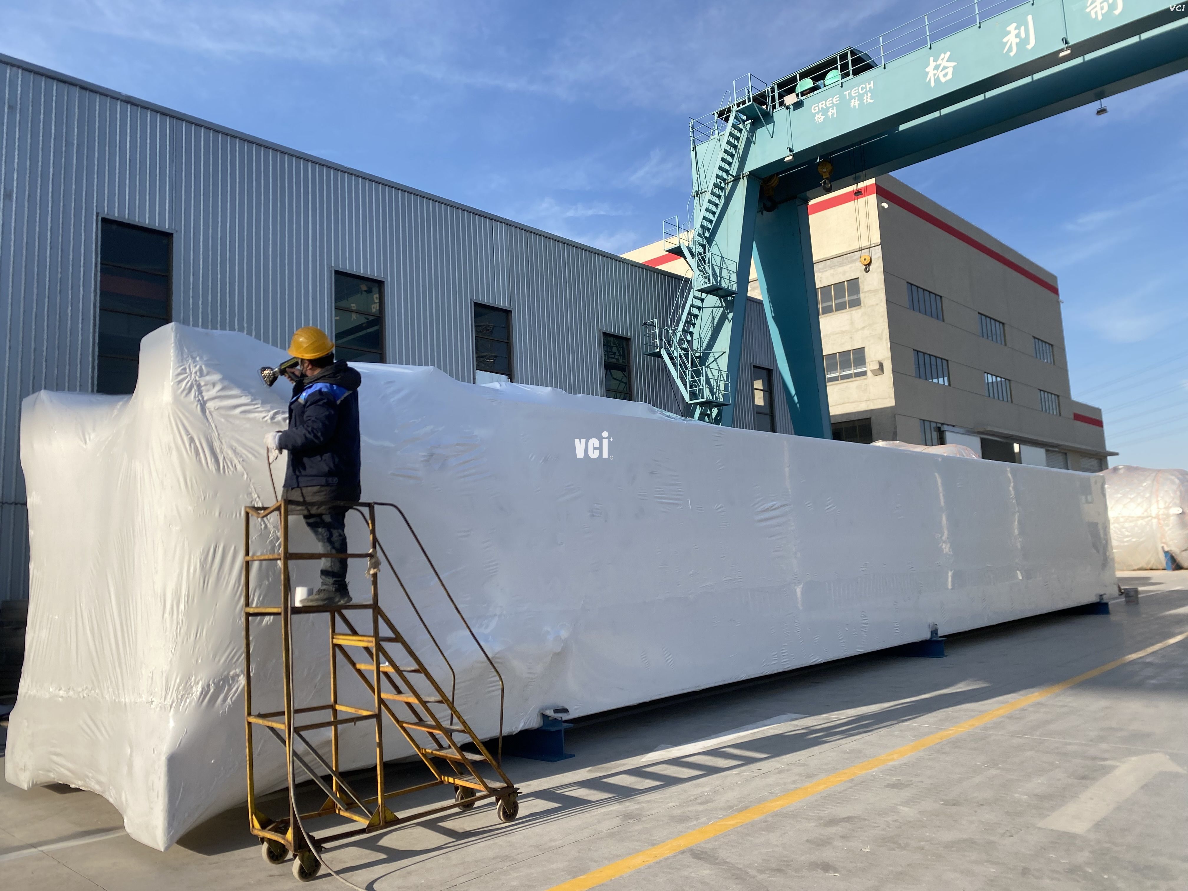 Película VCI anticorrosión termorretráctil ferrosa