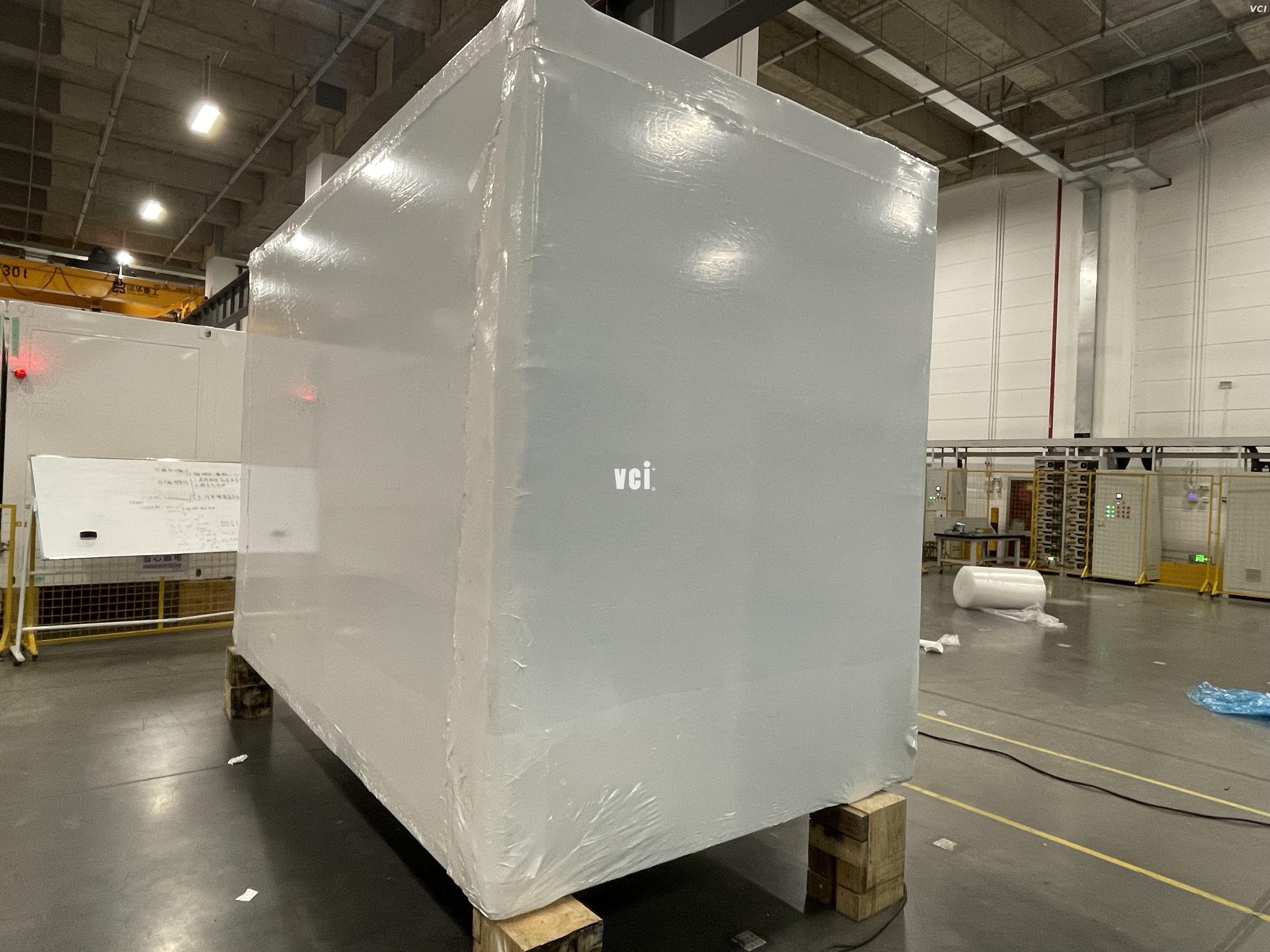 Película VCI resistente al óxido de alta densidad retráctil para embalaje