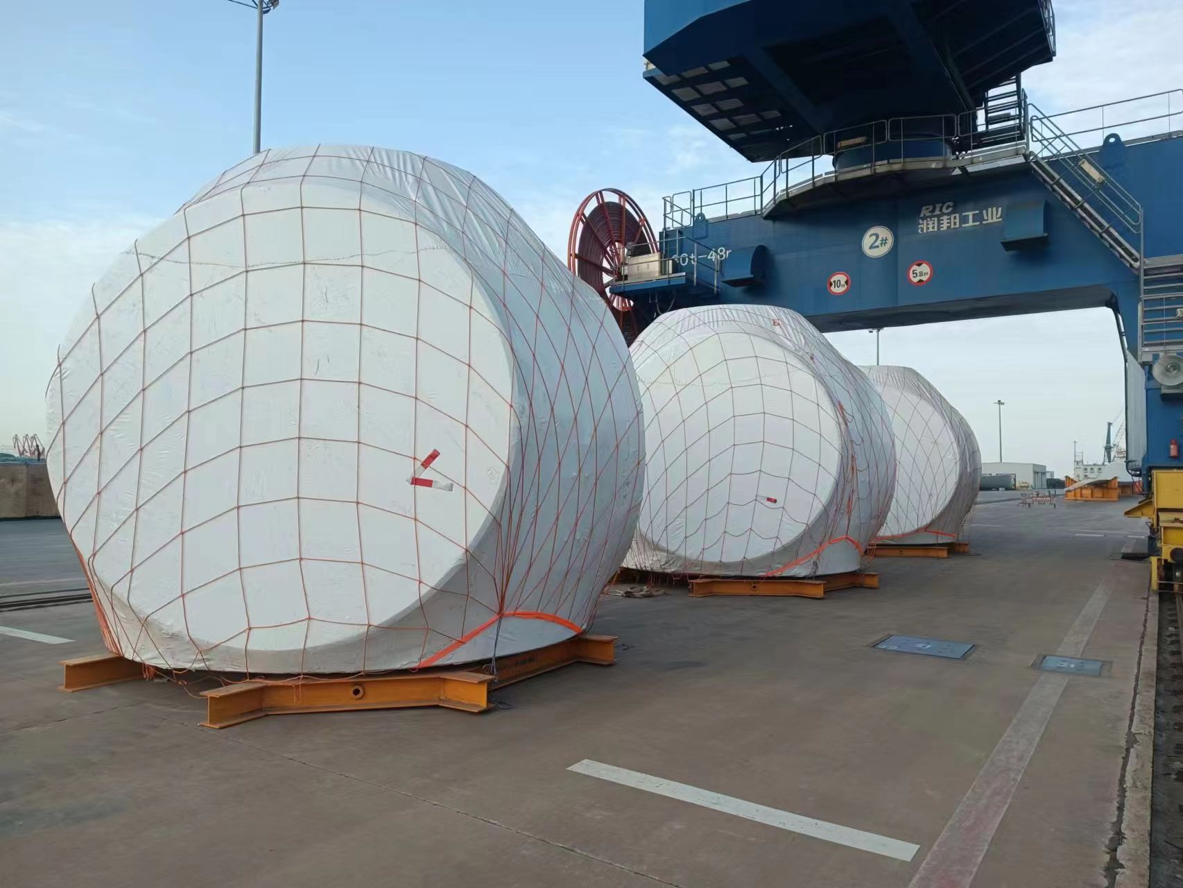 Película retráctil VCI para paquete de la industria de energía eólica