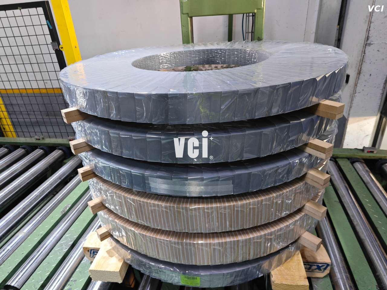 Papel antioxidante con cable antiarrugas VCI